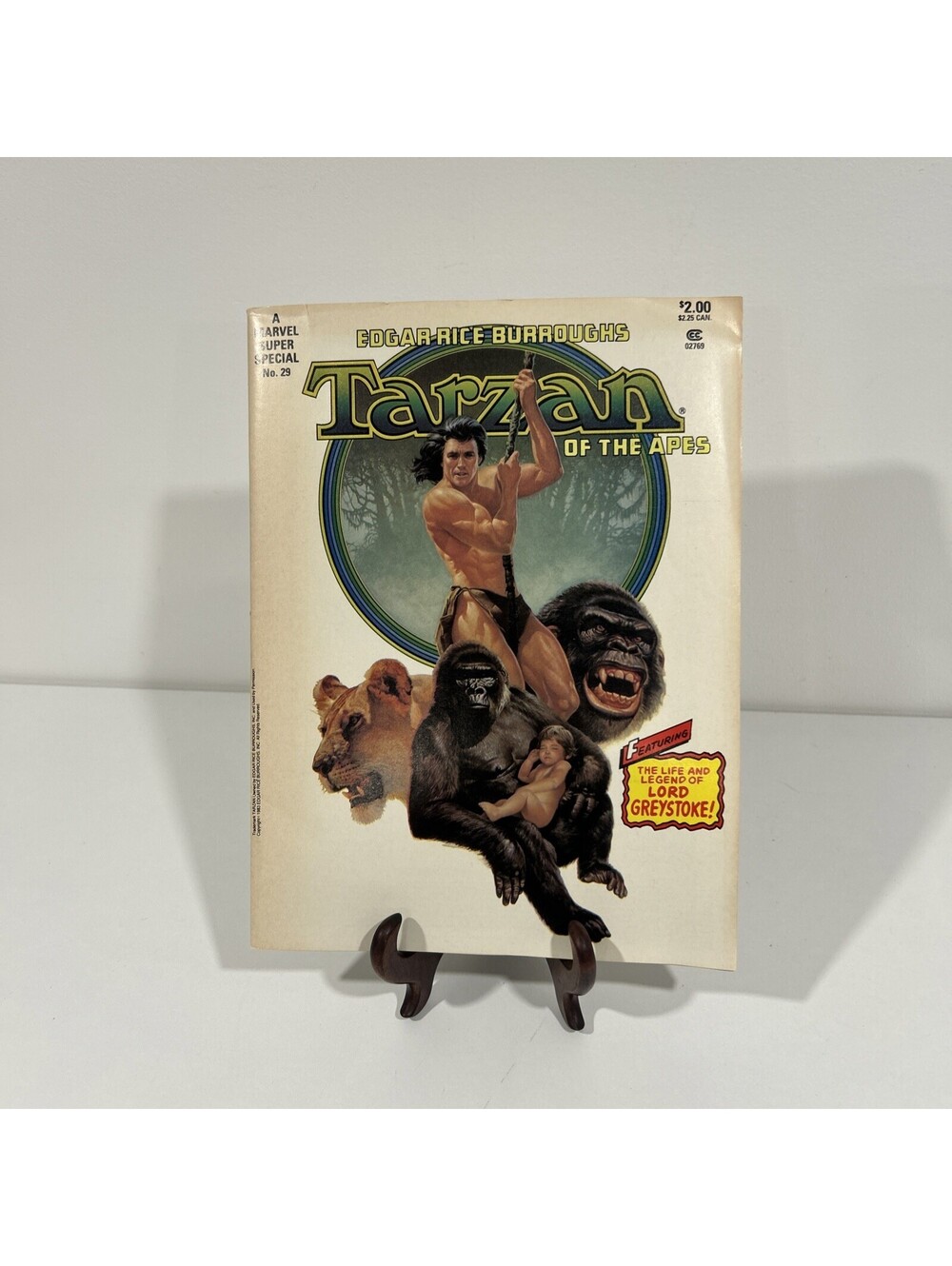 Tarzan of the Apes Marvel Super Special #29 1983 Vintage Comic Book